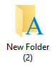 folder we changed before