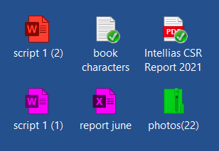 Different formats, that can be changed in FileMarker.NET