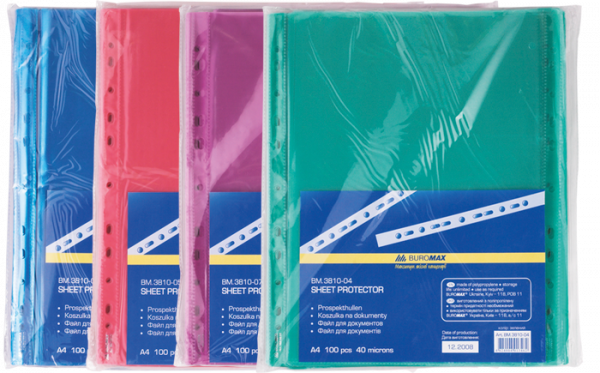 Colored files for office organization