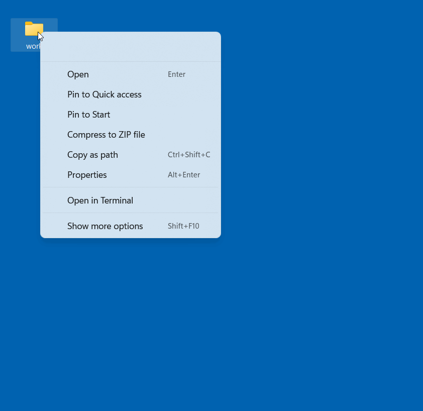 Changing the Appearance of a Folder with an Image Label