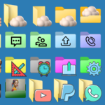 Example of the folders, made by Folder Creator